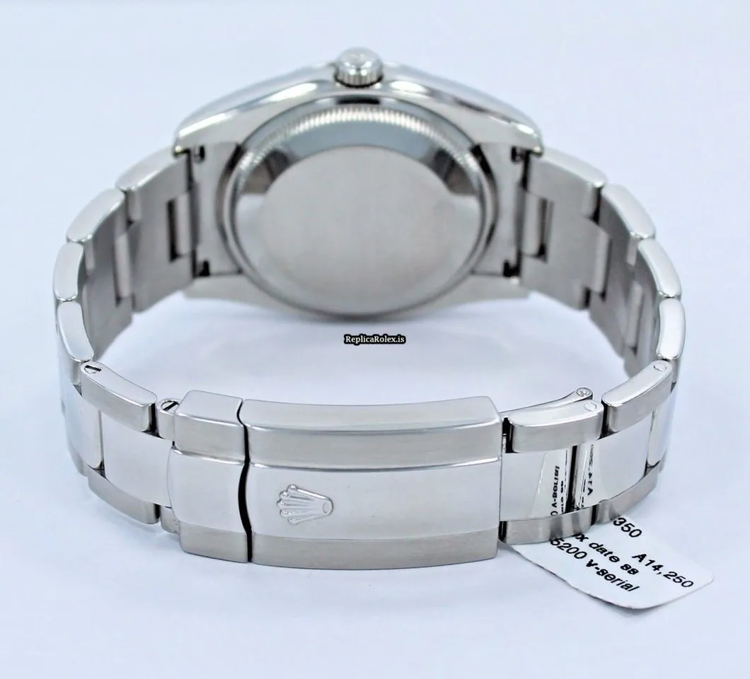 Wonderful Fakes Rolex Oyster Perpetual Date 115200 Automatic Movement 34mm Steel Case Mens/unisex Watch - Image 9