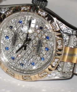 Terrific Replica Rolex Datejust Self Winding Automatic 26mm White Gold Case Womens Watch