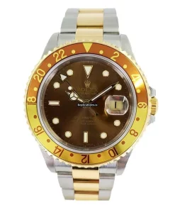 Fantastic Replica Rolex Gmt-master II 16713 Caliber 3185 Automatic Movement 40mm Gold/steel Case Mens/unisex Watch