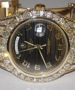 Fantastic Replicas Rolex Day-date II Self Winding Automatic 41mm Yellow Gold Case Mens/unisex Watch