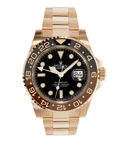 Fine Fake Rolex Gmt-master II 126715chnr Caliber 3285 Automatic Movement 40mm Rose Gold Case Mens/unisex Watch