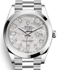 Swiss Imitation Rolex Day-date 40 228206 Caliber 3255 Automatic Movement 40mm Platinum Case Mens/unisex Watch