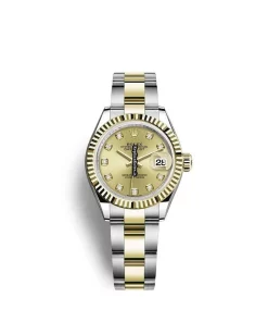 Good Replica Rolex Lady-datejust 279173 Caliber 2236 Automatic Movement 28mm Gold/steel Case Womens Watch