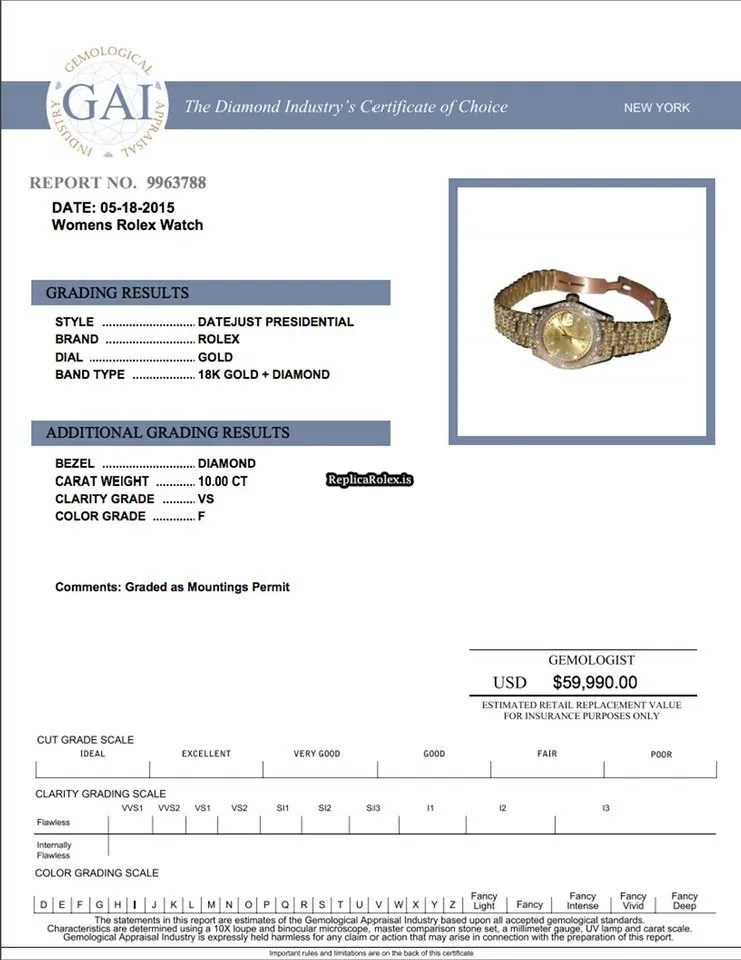 Aaa Replica Rolex Datejust Self Winding Automatic 26mm Yellow Gold Case Womens Watch - Image 2