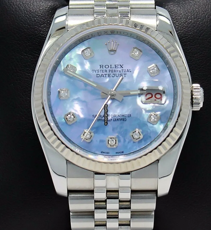 Ideal Fakes Rolex Datejust 116234 Automatic Movement 36mm Steel Case Watch - Image 2