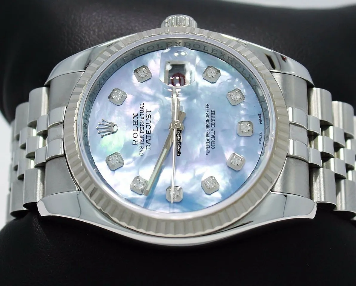 Ideal Fakes Rolex Datejust 116234 Automatic Movement 36mm Steel Case Watch - Image 4