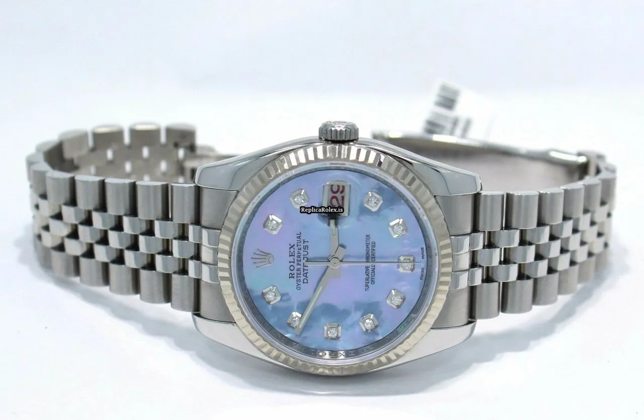 Ideal Fakes Rolex Datejust 116234 Automatic Movement 36mm Steel Case Watch - Image 5