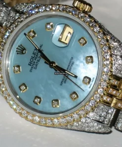 Defect Copy Rolex Datejust Self Winding Automatic 36mm Gold/steel Case Mens/unisex Watch