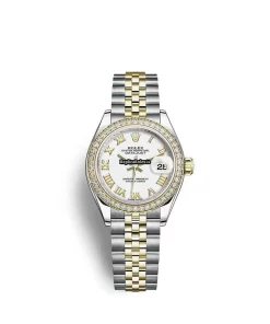 Cool Fake Rolex Lady-datejust 279383rbr Caliber 2236 Automatic Movement 28mm Gold/steel Case Womens Watch