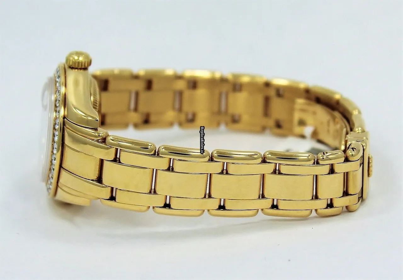 Incredible Replica Rolex Lady-datejust Pearlmaster 69298 Automatic Movement 29mm Yellow Gold Case Womens Watch - Image 10