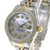 Defect Replica Rolex Lady-datejust 69173 Caliber 2135 Automatic Movement 26mm Gold/steel Case Womens Watch