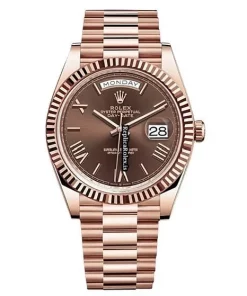 Special Fake Rolex Day-date 40 228235 Caliber 3255 Automatic Movement 40mm Rose Gold Case Mens/unisex Watch
