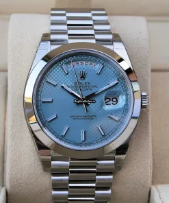 Stylish Replica Rolex Day-date 40 228206 Caliber 3255 Automatic Movement 40mm Platinum Case Mens/unisex Watch