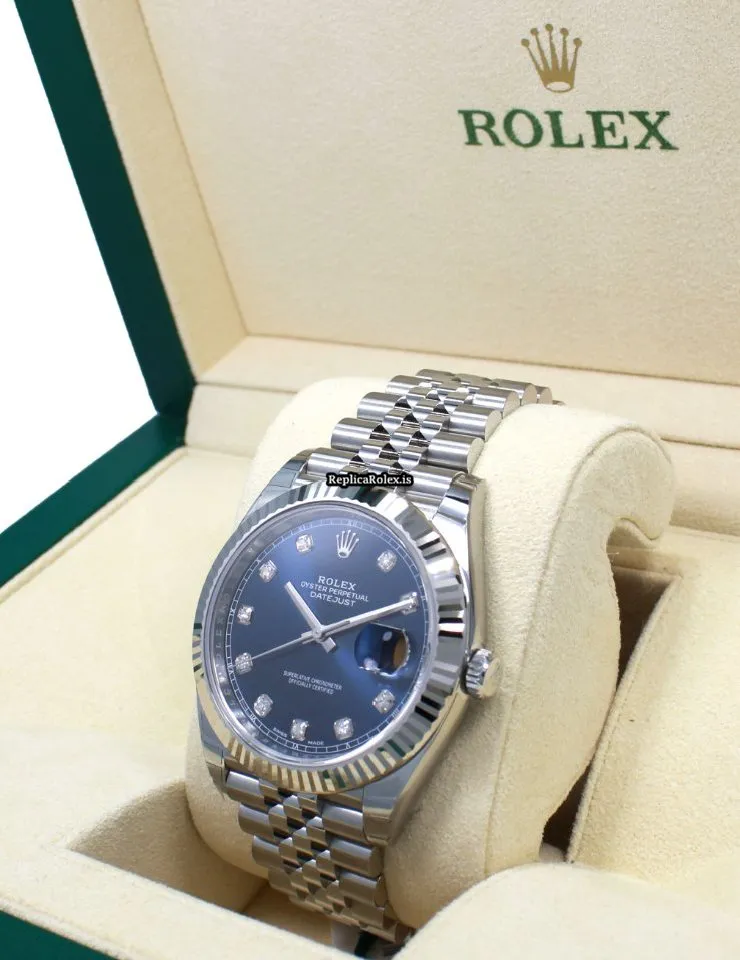 Excellent Replica Rolex Datejust 126334 Automatic Movement 41mm Steel Case Watch - Image 4