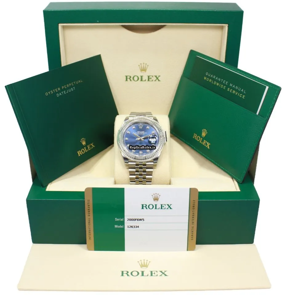Excellent Replica Rolex Datejust 126334 Automatic Movement 41mm Steel Case Watch - Image 5