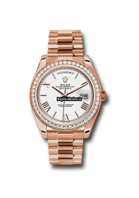 Terrific Fake Rolex Day-date 40 228345 Caliber 3255 Automatic Movement 40mm Rose Gold Case Mens/unisex Watch