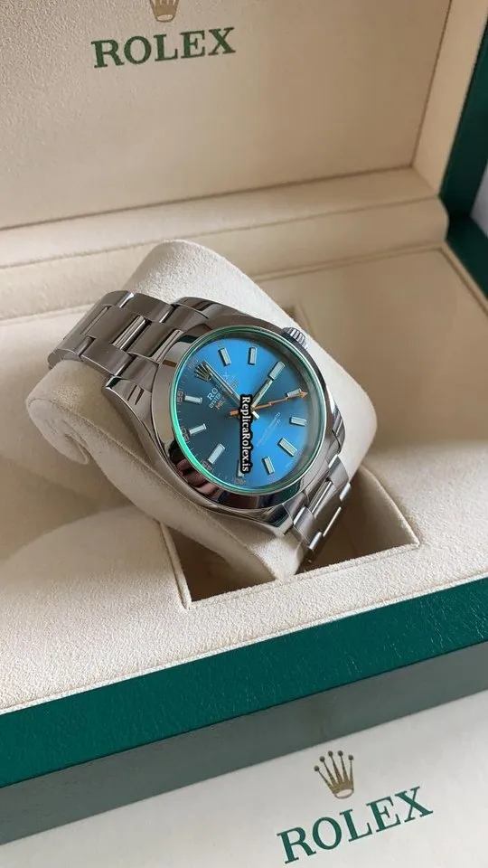 Well Made Replica Rolex Milgauss 116400gv Caliber 3131 Automatic Movement 40mm Steel Case Mens/unisex Watch - Image 2