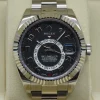 Exquisite Imitation Rolex Sky-dweller 326939 Caliber 9001 Automatic Movement 42mm White Gold Case Mens/unisex Watch