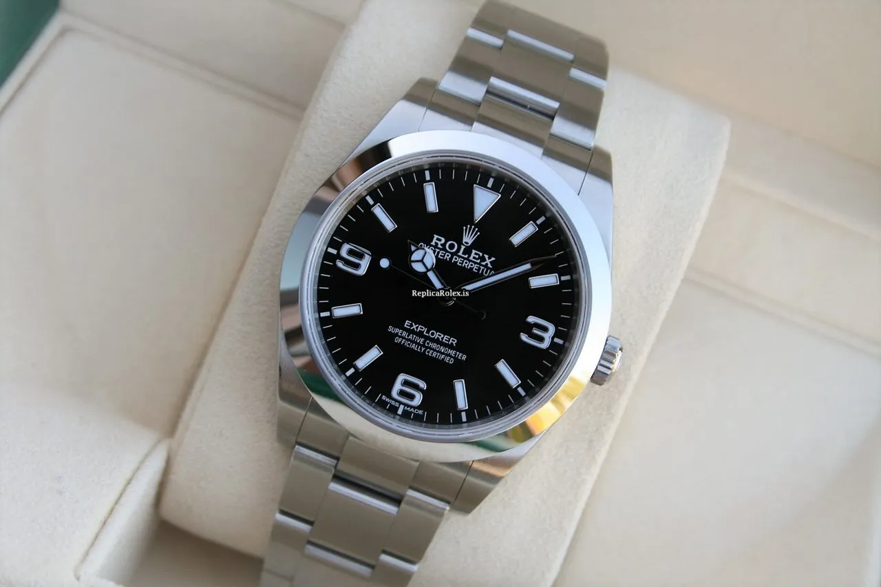 Beautiful Fake Rolex Explorer 214270 Automatic Movement 39mm Steel Case Mens/unisex Watch - Image 6
