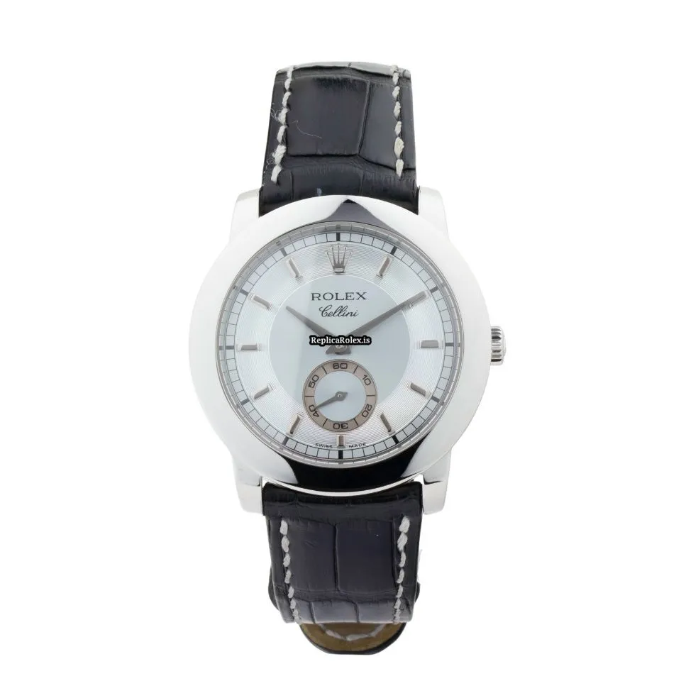 Suitable Replica Rolex Cellini 5241 Manual Winding Movement 38mm Platinum Case Mens/unisex Watch