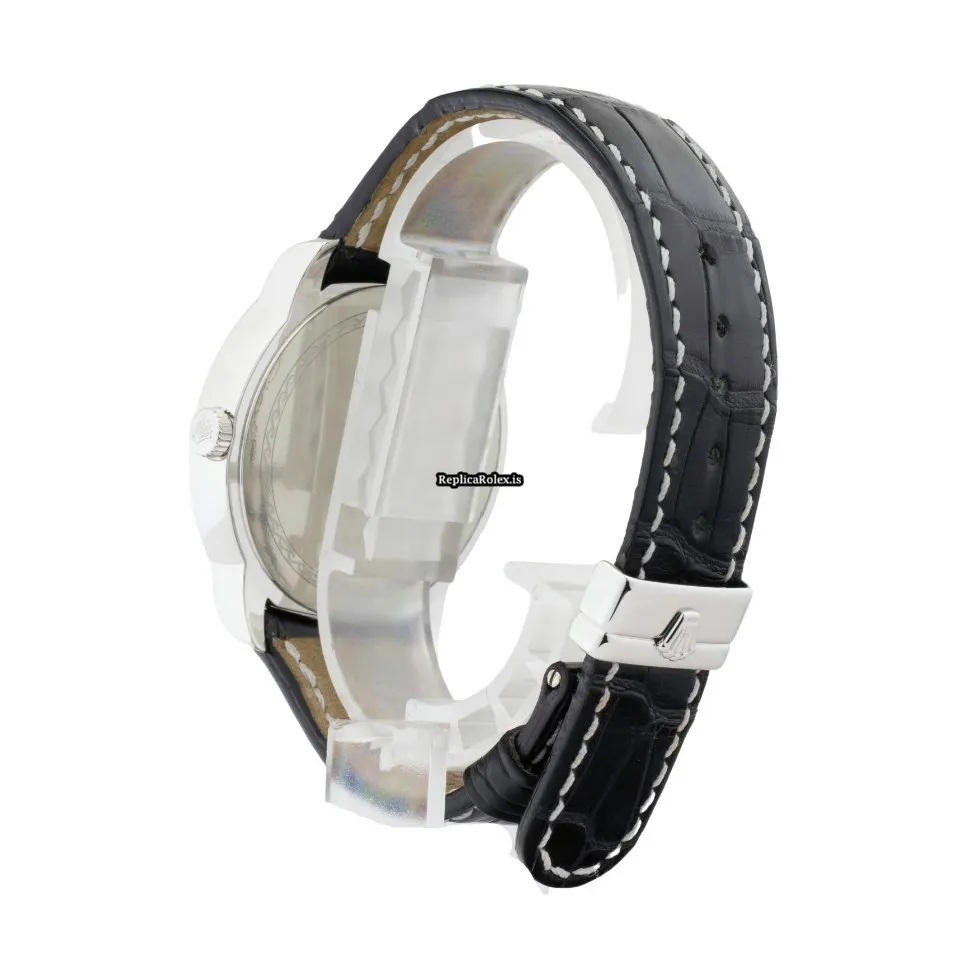 Suitable Replica Rolex Cellini 5241 Manual Winding Movement 38mm Platinum Case Mens/unisex Watch - Image 3