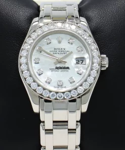 Unique Replica Rolex Lady-datejust Pearlmaster 80299 Automatic Movement 29mm White Gold Case Watch