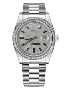 Terrific Replica Rolex Day-date II 218349 Automatic Movement 41mm White Gold Case Mens/unisex Watch