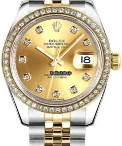 Fantastic Replica Rolex Datejust Caliber 2235 Automatic Movement 31mm Steel Case Womens Watch