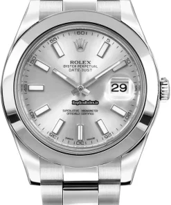 Swiss Fake Rolex Datejust II 116300 Caliber 3136 Automatic Movement 41mm Steel Case Mens/unisex Watch