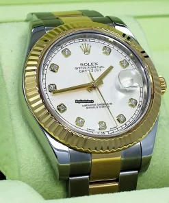 Well Made Replica Rolex Datejust II 116333 Automatic Movement 41mm Gold/steel Case Watch