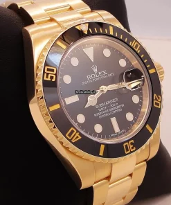 Wonderful Copy Rolex Submariner Date 116618ln Caliber 3135 Automatic Movement 40mm Yellow Gold Case Mens/unisex Watch