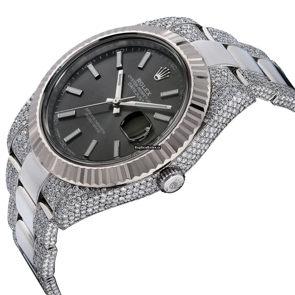 Stylish Replica Rolex Datejust II Caliber 3136 Automatic Movement 41mm Steel Case Mens/unisex Watch - Image 3