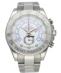 Superior Copy Rolex Yacht-master II 116689 Automatic Movement 44mm White Gold Case Mens/unisex Watch