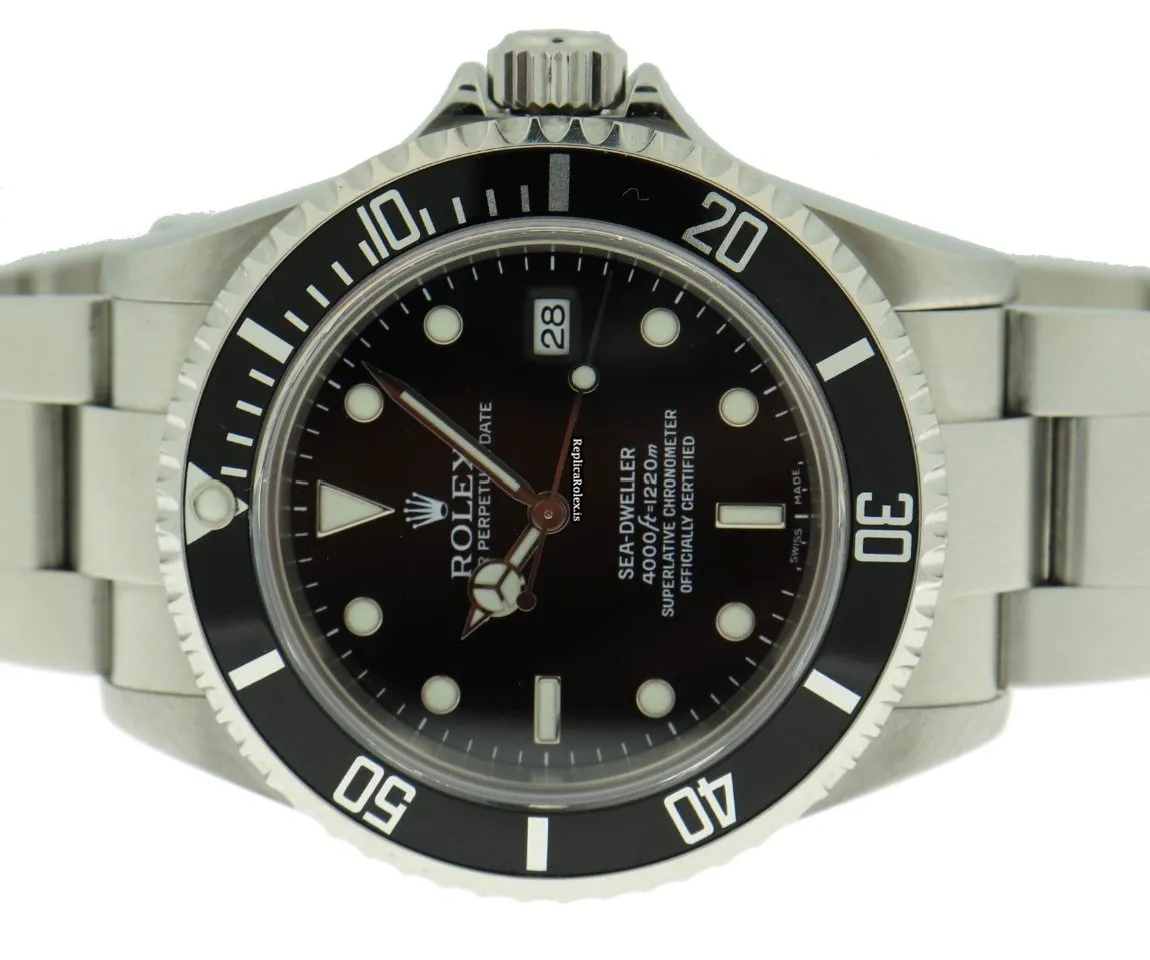 Ideal Replica Rolex Sea-dweller 16600t Caliber 3135 Automatic Movement 40x47mm Steel Case Mens/unisex Watch - Image 7