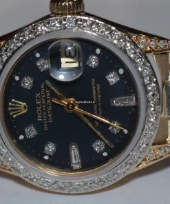 Offering Fake Rolex Datejust Self Winding Automatic 26mm Yellow Gold Case Womens Watch