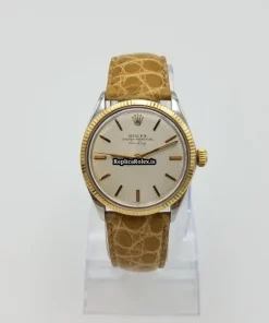 Great Fake Rolex Air King 5501 Caliber 1520 Automatic Movement 34x40mm Gold/steel Case Mens/unisex Watch