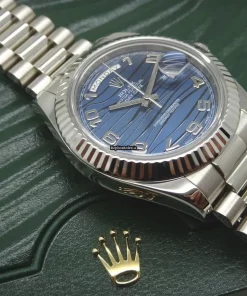 Great Fake Rolex Day-date II 218239 Automatic Movement 41mm White Gold Case Watch