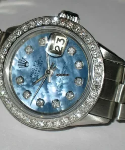 Swiss Knockoff Rolex Datejust Self Winding Automatic 26mm Steel Case Womens Watch