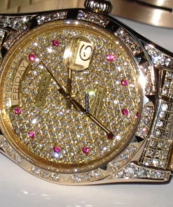 Epic Imitation Rolex Day-date Self Winding Automatic 36mm Yellow Gold Case Mens/unisex Watch