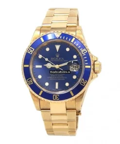 Wholesale Fake Rolex Submariner Date 16618 Automatic Movement 40mm Yellow Gold Case Mens/unisex Watch