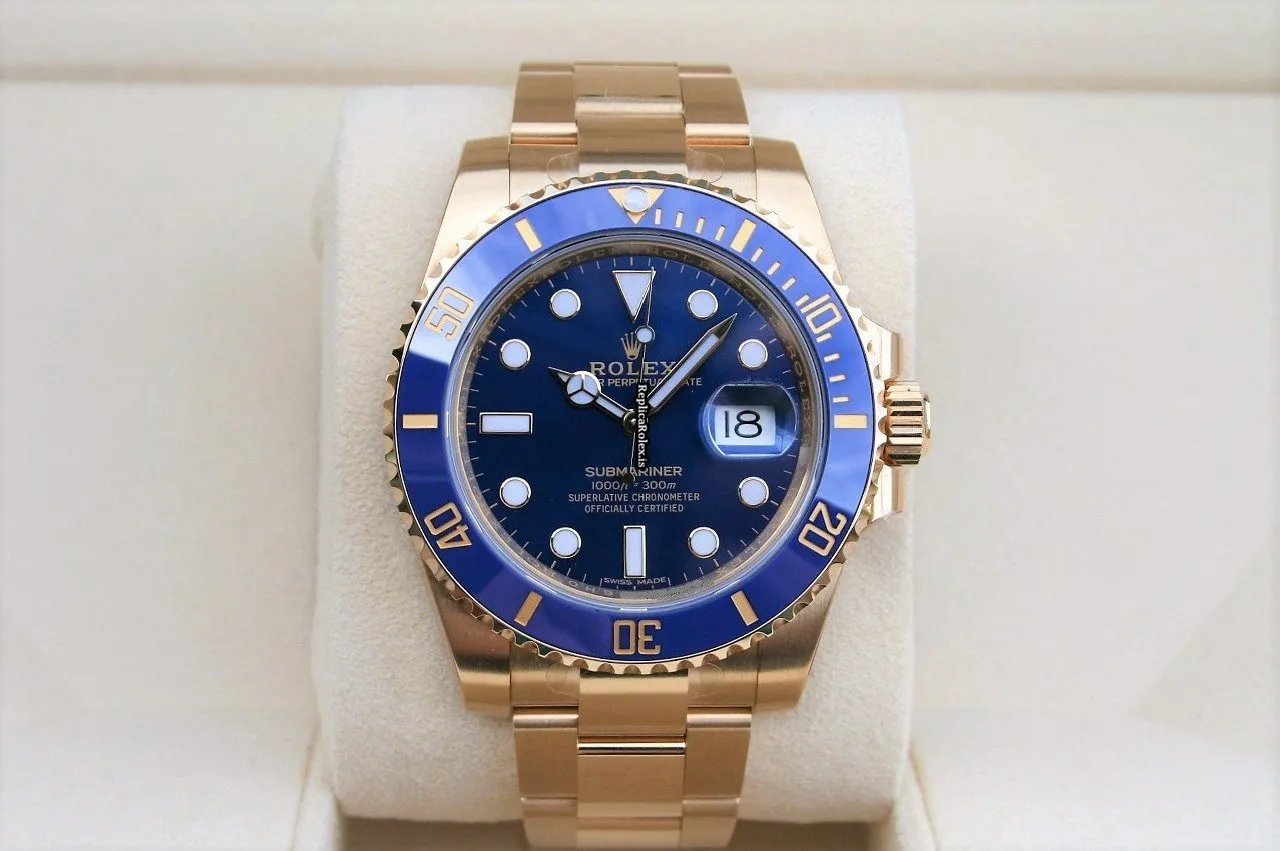 Design Replica Rolex Submariner Date 116618 Automatic Movement 40mm Yellow Gold Case Mens/unisex Watch