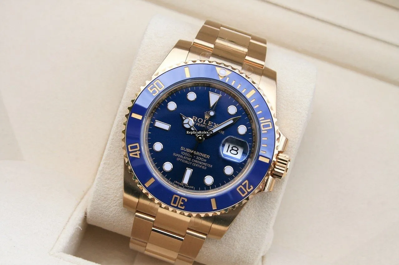 Design Replica Rolex Submariner Date 116618 Automatic Movement 40mm Yellow Gold Case Mens/unisex Watch - Image 4