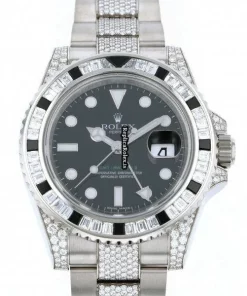 Remarkable Replica Rolex Gmt-master II 116759sanr Automatic Movement 40mm White Gold Case Mens/unisex Watch
