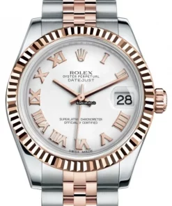 Wholesale Replica Rolex Lady-datejust 178271 Caliber 2235 Automatic Movement 31mm Gold/steel Case Womens Watch