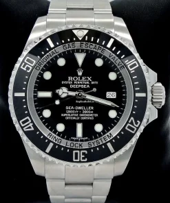 Awesome Fake Rolex Sea-dweller Deepsea 116660 Automatic Movement 44mm Steel Case Watch