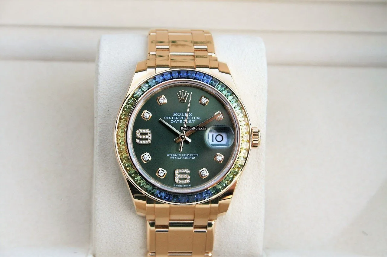 Superior Replica Rolex Pearlmaster 86348sablv Caliber 3235 Automatic Movement 39mm Yellow Gold Case Mens/unisex Watch