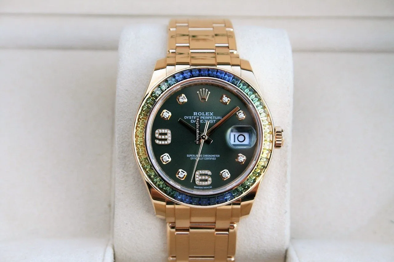 Superior Replica Rolex Pearlmaster 86348sablv Caliber 3235 Automatic Movement 39mm Yellow Gold Case Mens/unisex Watch - Image 2