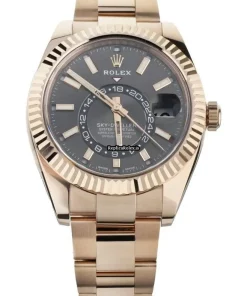 Awesome Replica Rolex Sky-dweller 326935 Automatic Movement 43mm Rose Gold Case Mens/unisex Watch