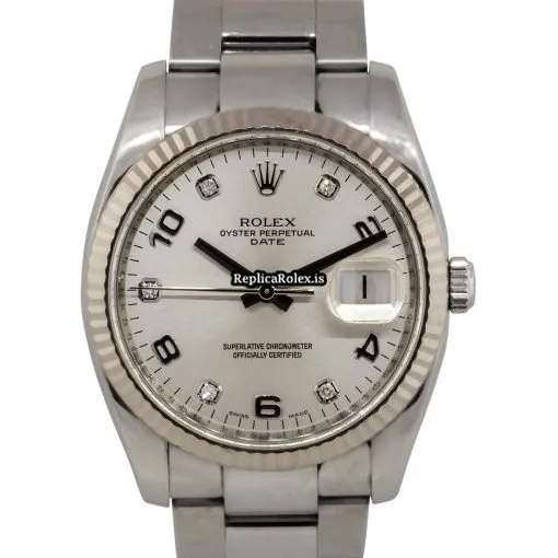 Incredible Replica Rolex Oyster Perpetual Date 115234 Automatic Movement 34mm Steel Case Watch
