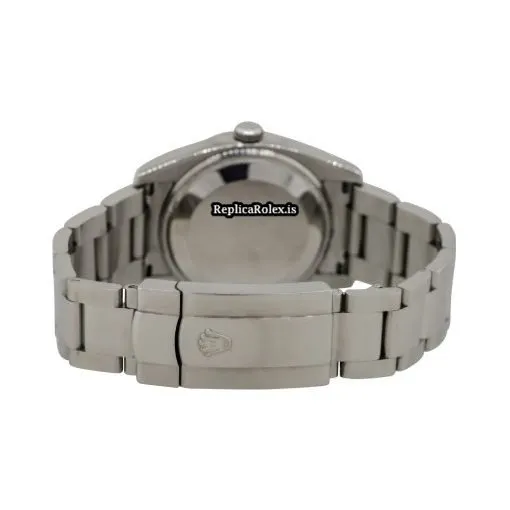 Incredible Replica Rolex Oyster Perpetual Date 115234 Automatic Movement 34mm Steel Case Watch - Image 4